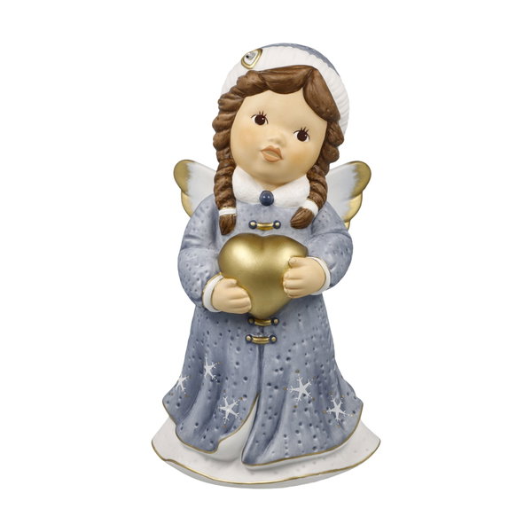 Porcelænsfigur 'Winter Love' af Julia E. Limpke 12,5x25x14cm