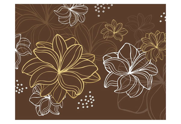 Tapete 'Autumnal flora'