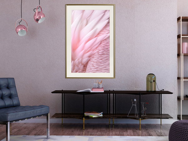 Poster 'Pink Feathers'