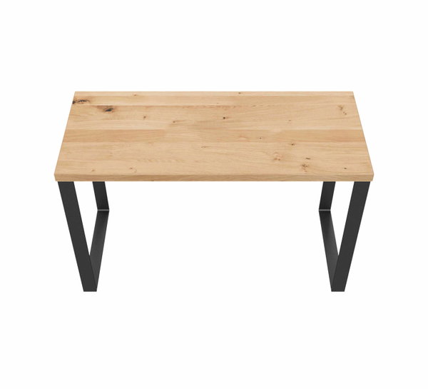Zusammenspiel aus warmen Holz und kühlen Stahl