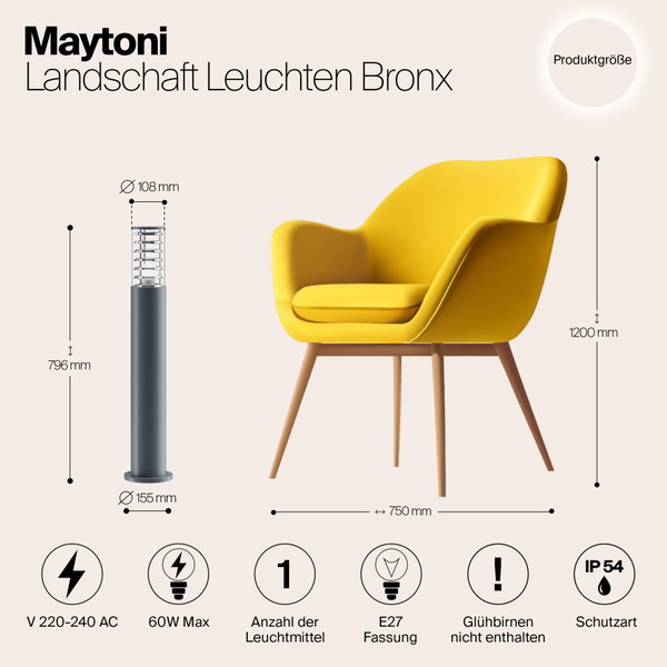 Luminaire Extérieur 'Bronx 2'