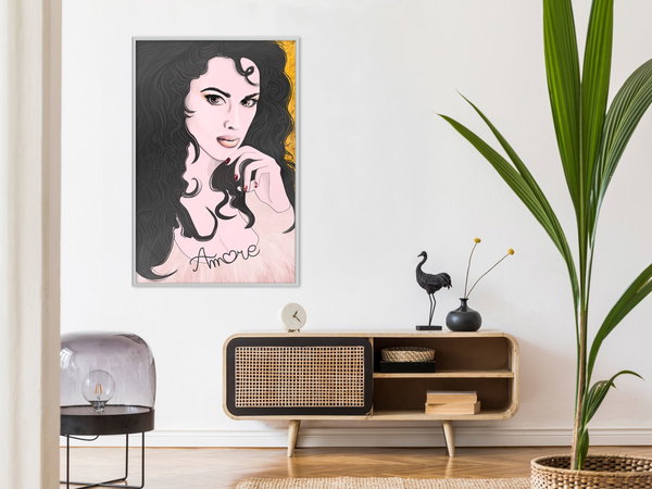 Poster 'Tumbling Curls'
