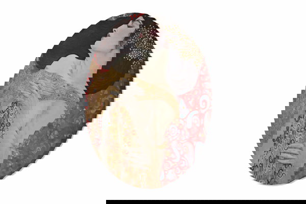 Pintura redonda 'Gold Adoration'