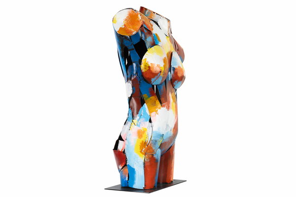 Metall Skulptur 'Unter der Haut' 75x43x20cm