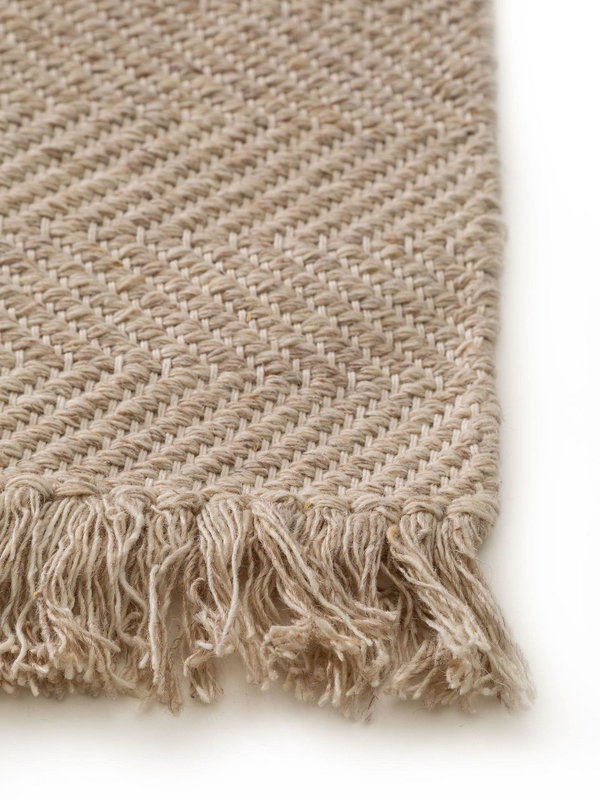 Design Wollteppich Lars Beige