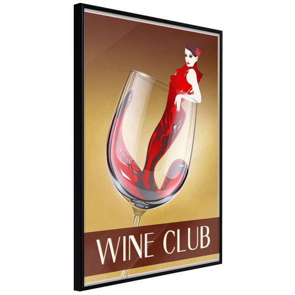 Plakat 'Woman is Like a Wine'