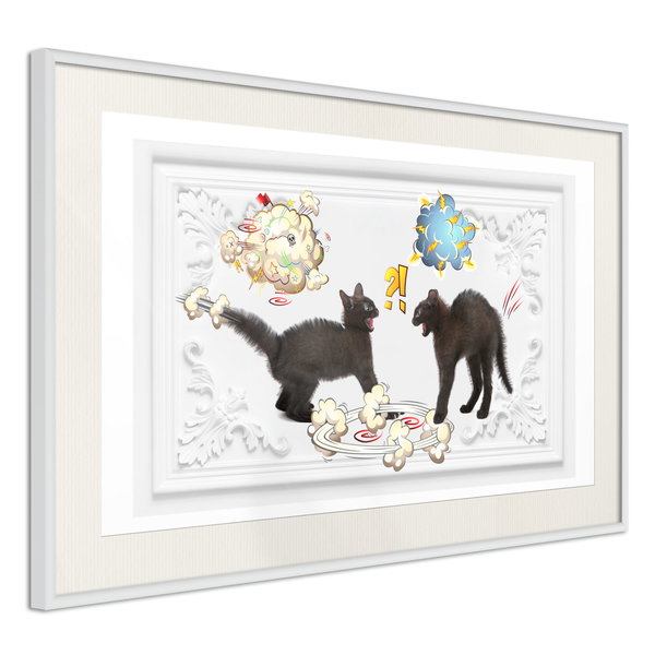 Poster 'Cat Quarrel'