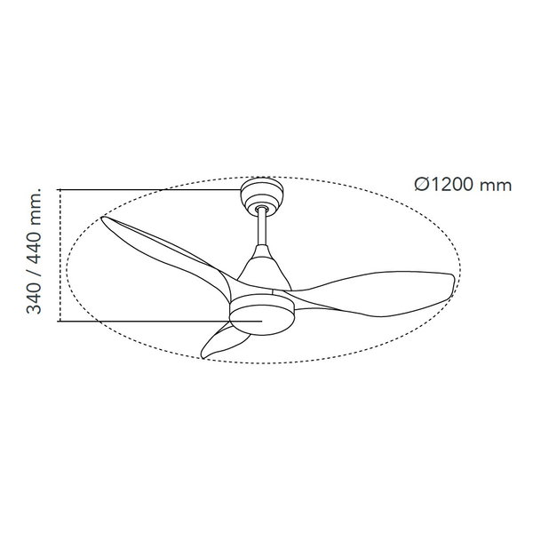 Deckenventilator 'Stel SD1'