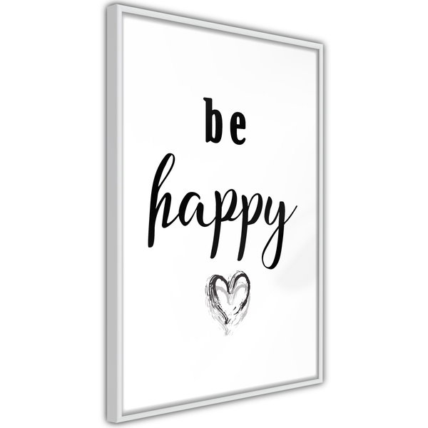 Poster 'Be Happy'