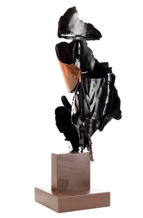 Metall Skulptur 'Keeper of Mystery' 70x20x20cm