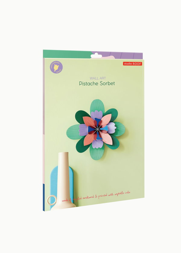Wanddeko Papier 'Layecrimson-Blume'